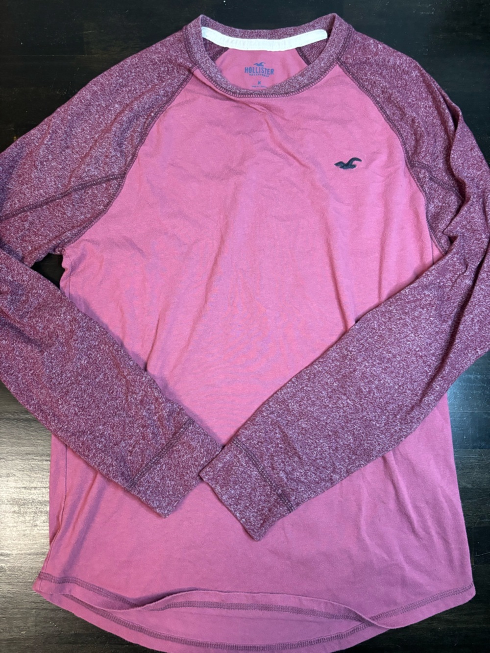 hollister long sleeve top size medium